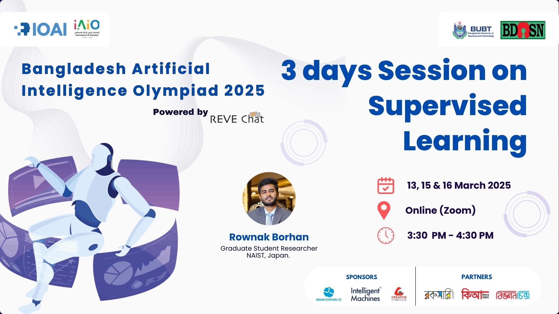Workshop - 3 days Session on Supervised Learning