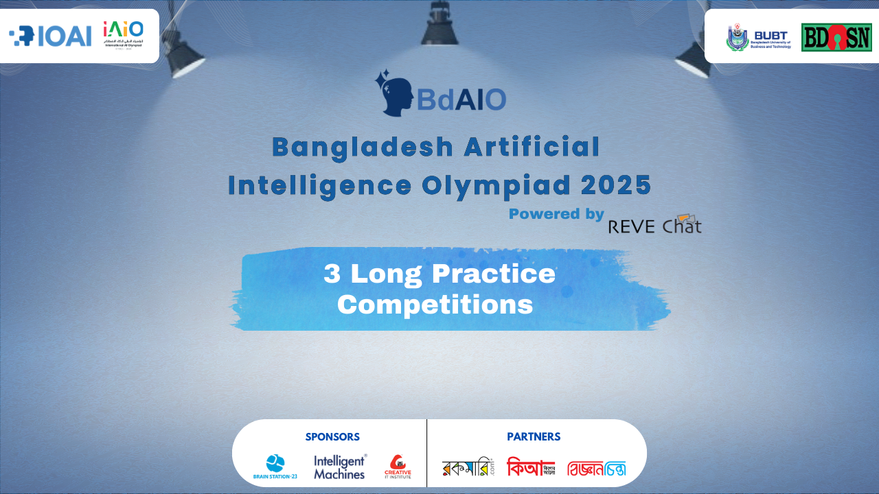 3 Long Practice Competitions on Kaggle.